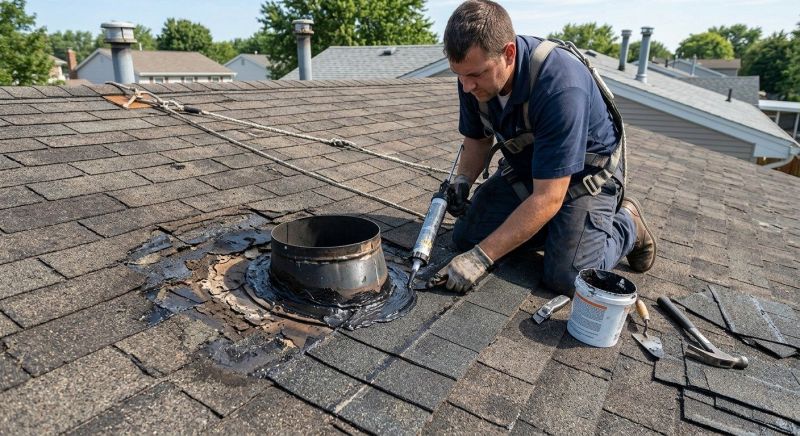 Asphalt Roof Leak Repair in Armada, MI