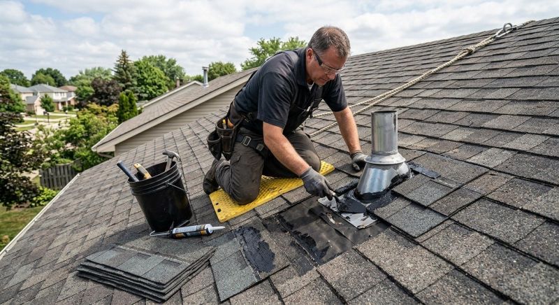 Asphalt Roof Leak Repair in Novi, MI