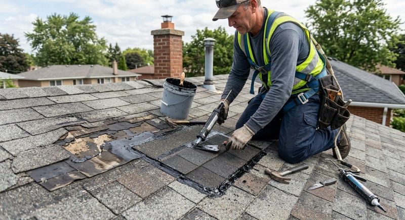 Asphalt Roof Leak Repair in Saint Clair Shores, MI