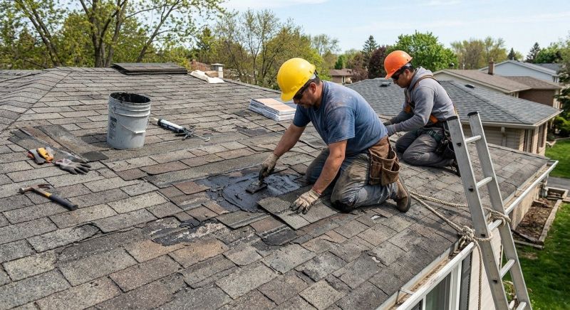 Asphalt Roof Repair in Troy, MI
