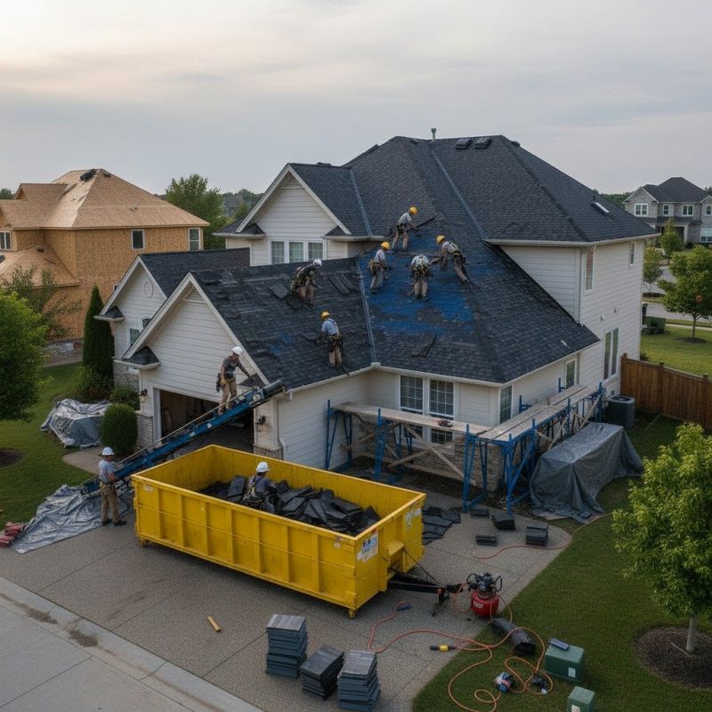 Asphalt Roof Replacement in Walled Lake, MI