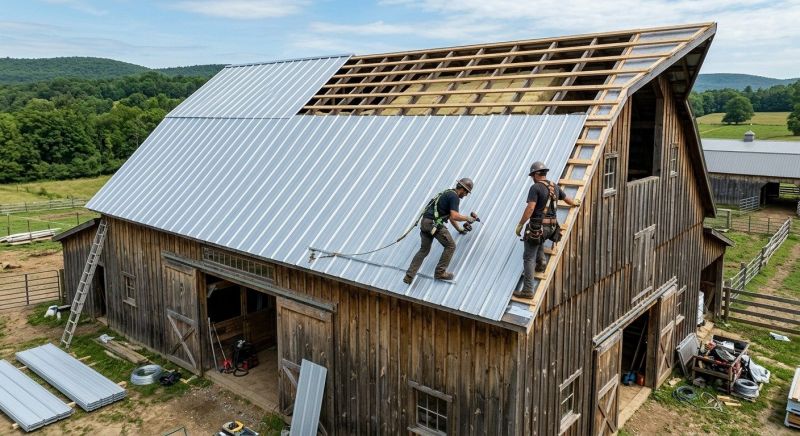 Barn Roof Construction in Sterling Heights, MI