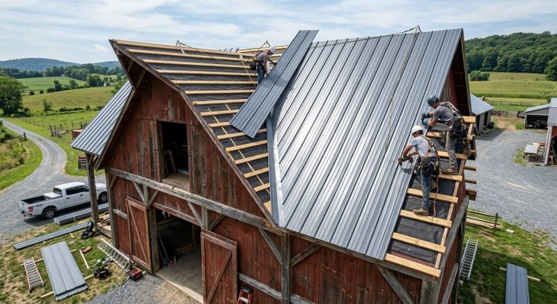 Barn Roof Installation in Sterling Heights, MI