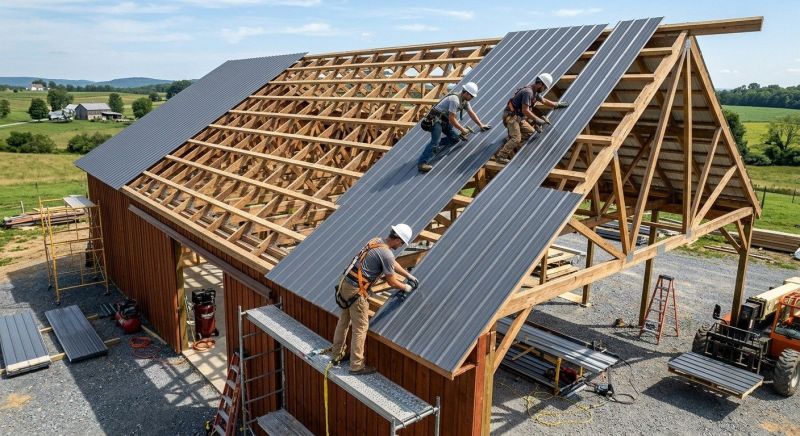 Barn Roof Installation in Sterling Heights, MI