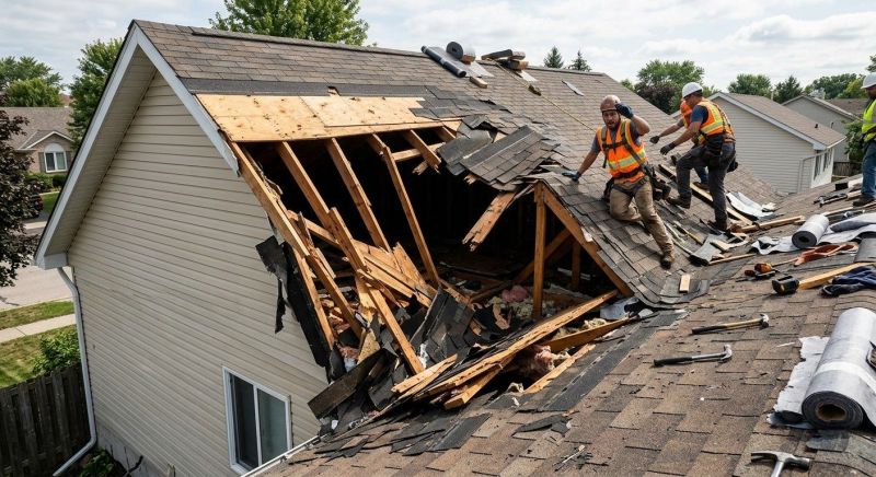 Collapsing Roof Repair in Sterling Heights, MI
