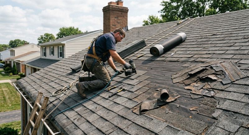 Damaged Roof Repair in Harrison Township, MI