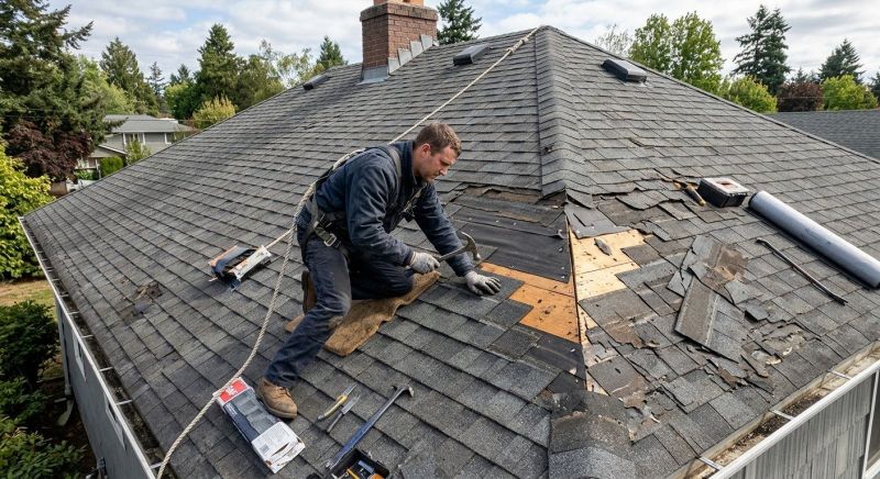 Damaged Roof Repair in Oakland County, MI
