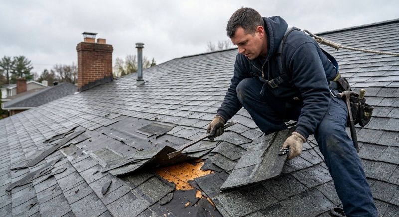 Damaged Roof Replacement in Clarkston, MI