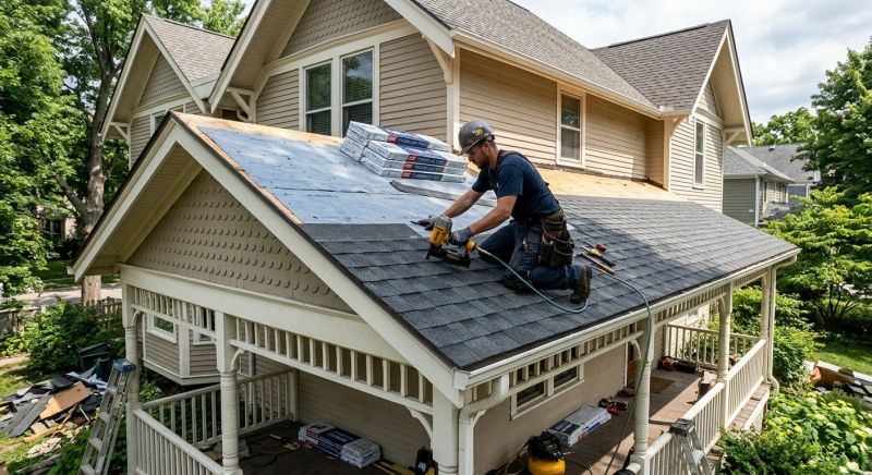 House Roof Installation in Huntington Woods, MI