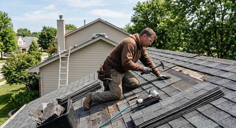 House Roof Repair in Pontiac, MI