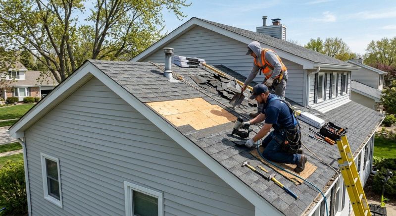 House Roof Repair in Roseville, MI