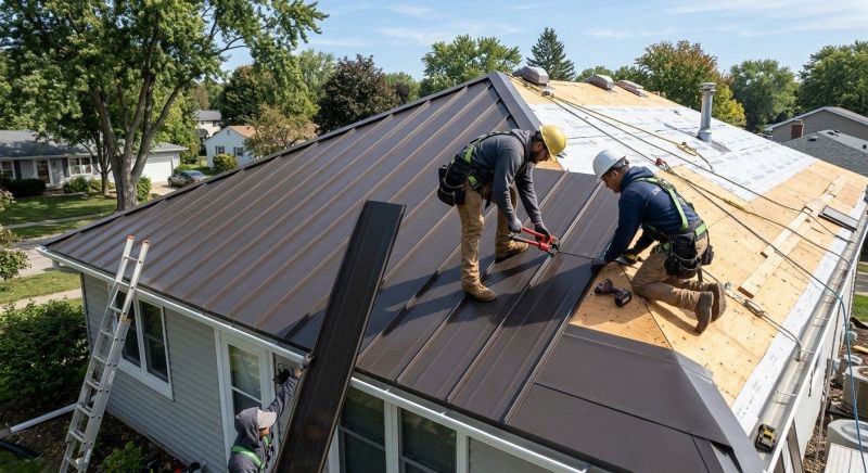 Metal Roof Installation in Fraser, MI