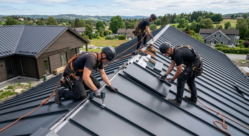Metal Roof Installation in Harper Woods, MI