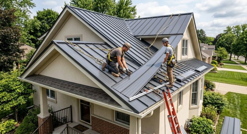 Metal Roof Installation in Walled Lake, MI