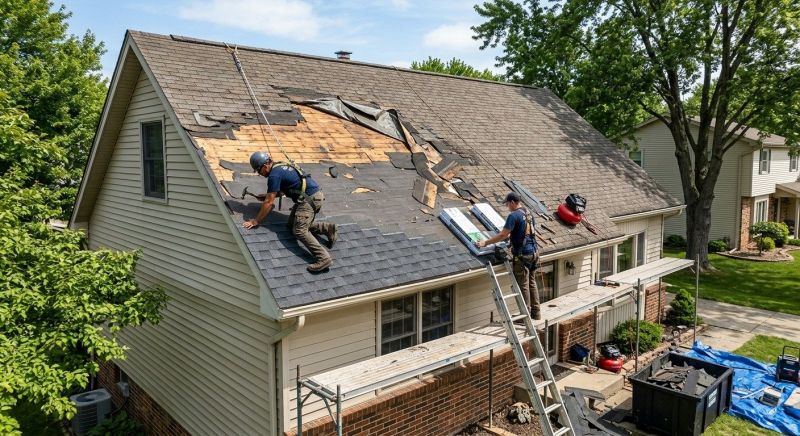 Roof Damage Repair in Berkley, MI