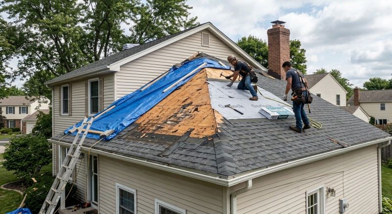 Roof Damage Repair in Livonia, MI