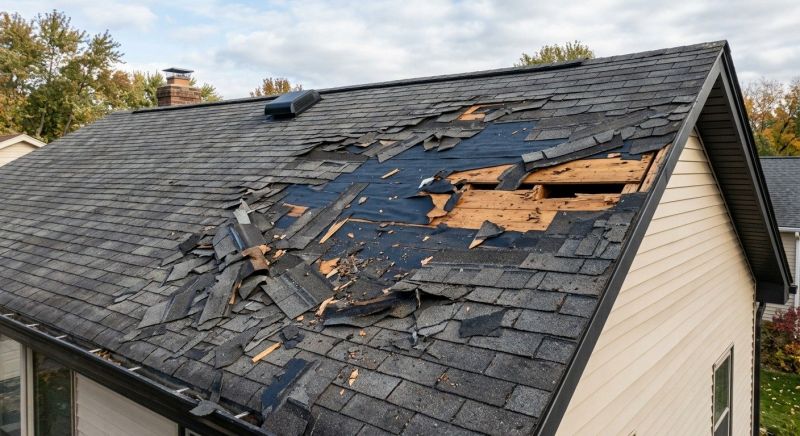 Roof Damage Repair in New Baltimore, MI