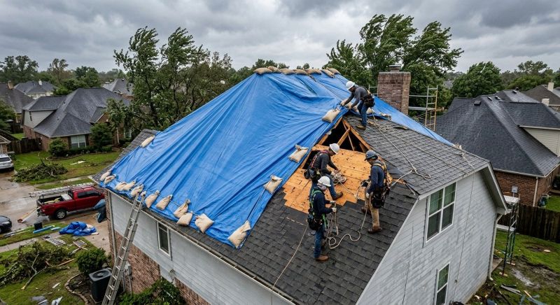 Roof Damage Restoration in Keego Harbor, MI