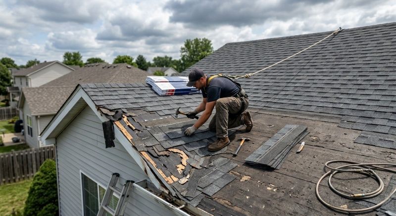 Roof Damage Restoration in Warren, MI
