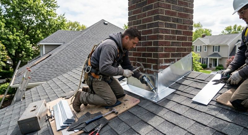 Roof Flashing Installation in Sterling Heights, MI