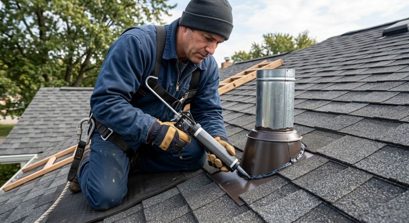 Roof Vent Flashing Repair in Sterling Heights, MI