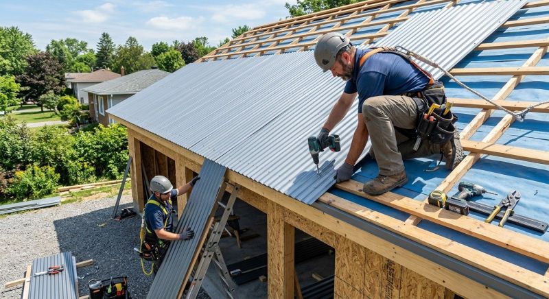 Sheet Roofing Installation in Harrison Township, MI