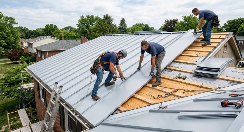 Sheet Roofing Installation in Redford, MI