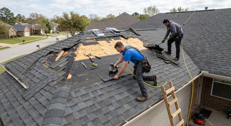 Storm Damage Roof Repair in Detroit, MI