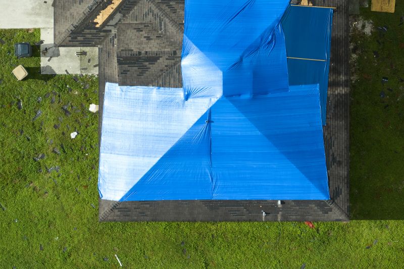 Storm Damage Roof Tarping in Sterling Heights, MI