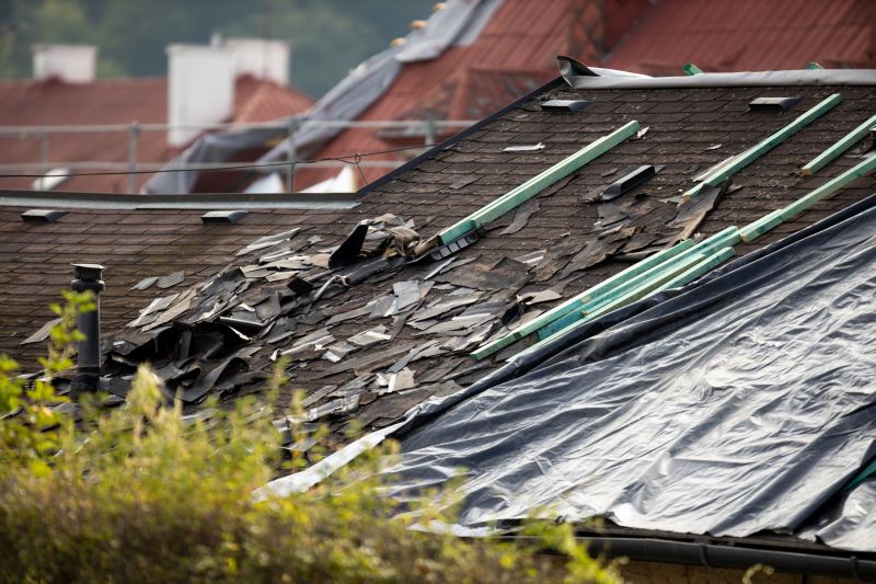 Storm Damage Roof Tarping in Sterling Heights, MI